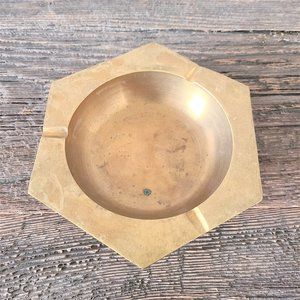 Vintage Brass Ashtray.
